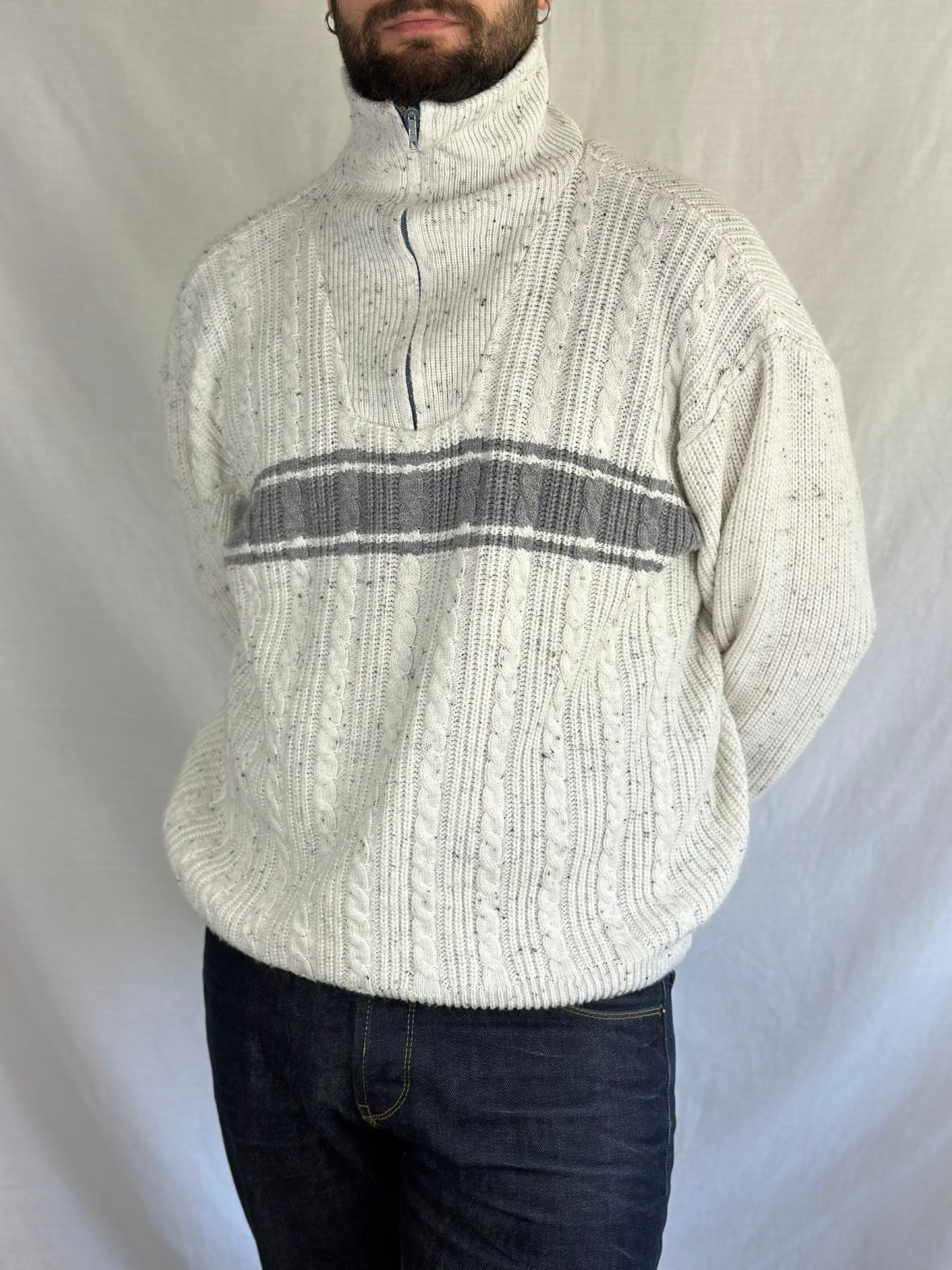 Vintage Zipper Sweater