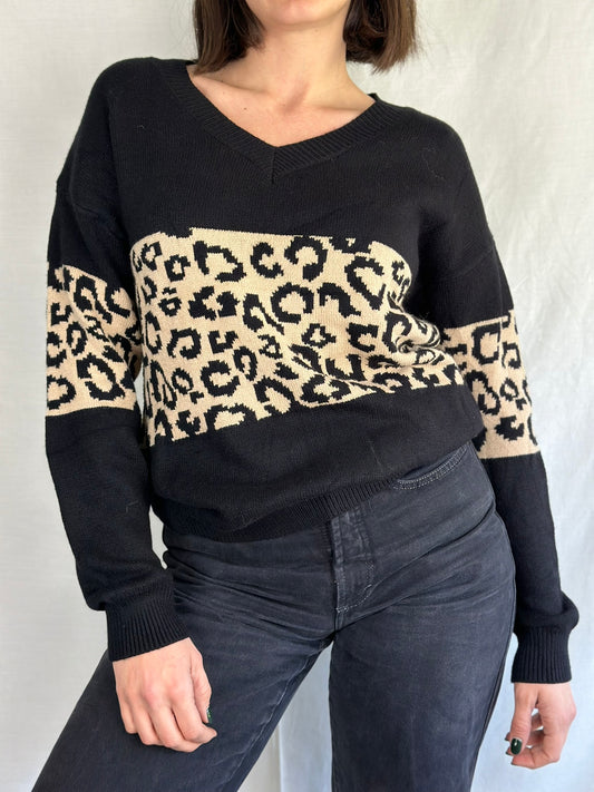 Leopard Patterned Sweater