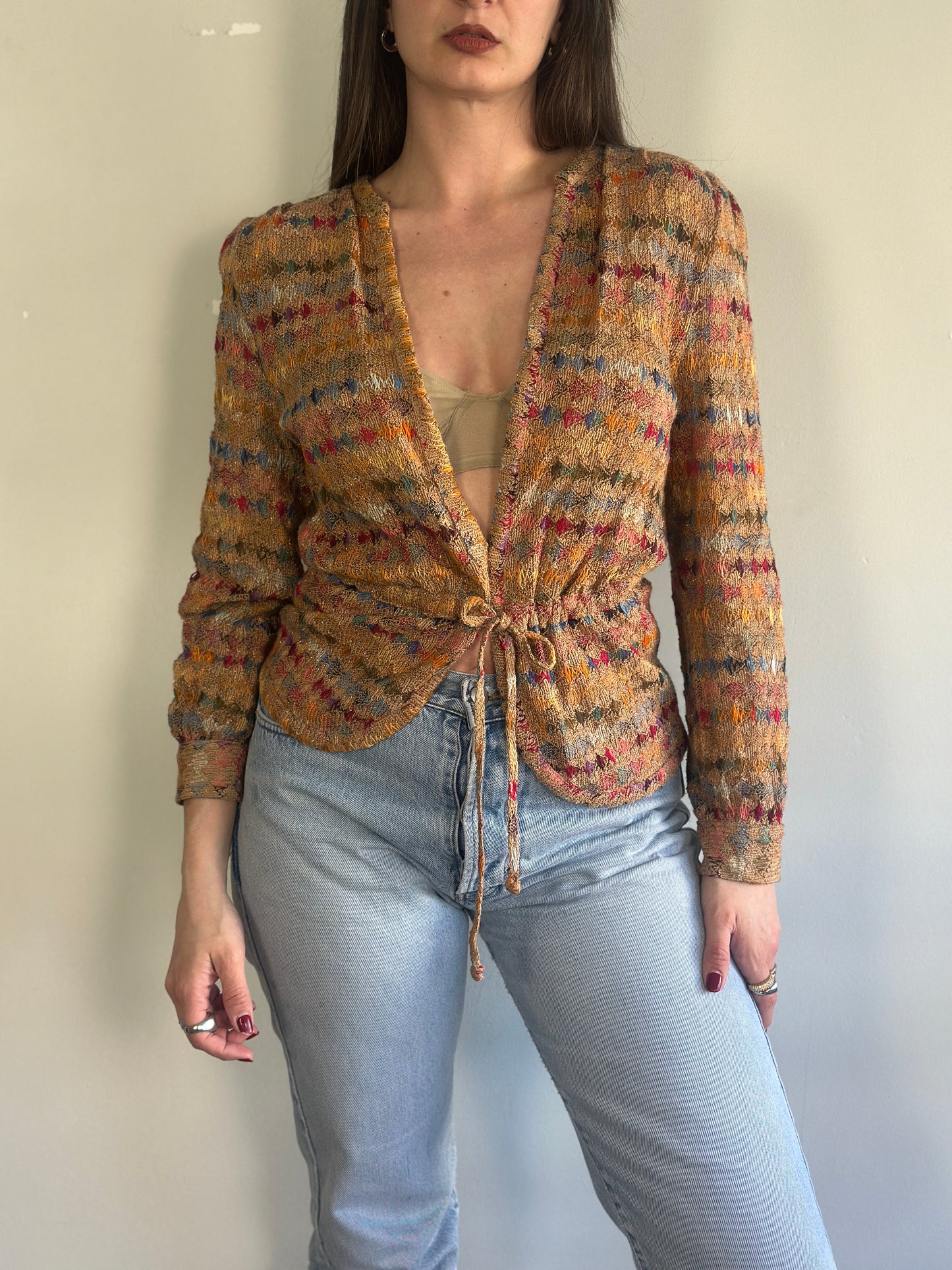 Vintage Knitted Cardigan Top