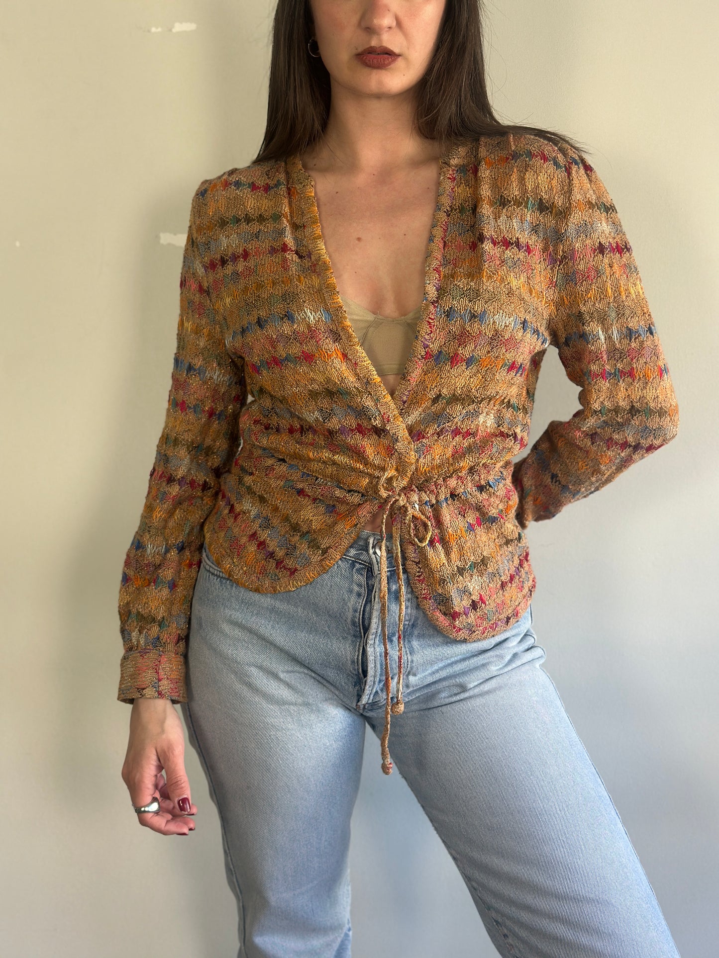 Vintage Knitted Cardigan Top