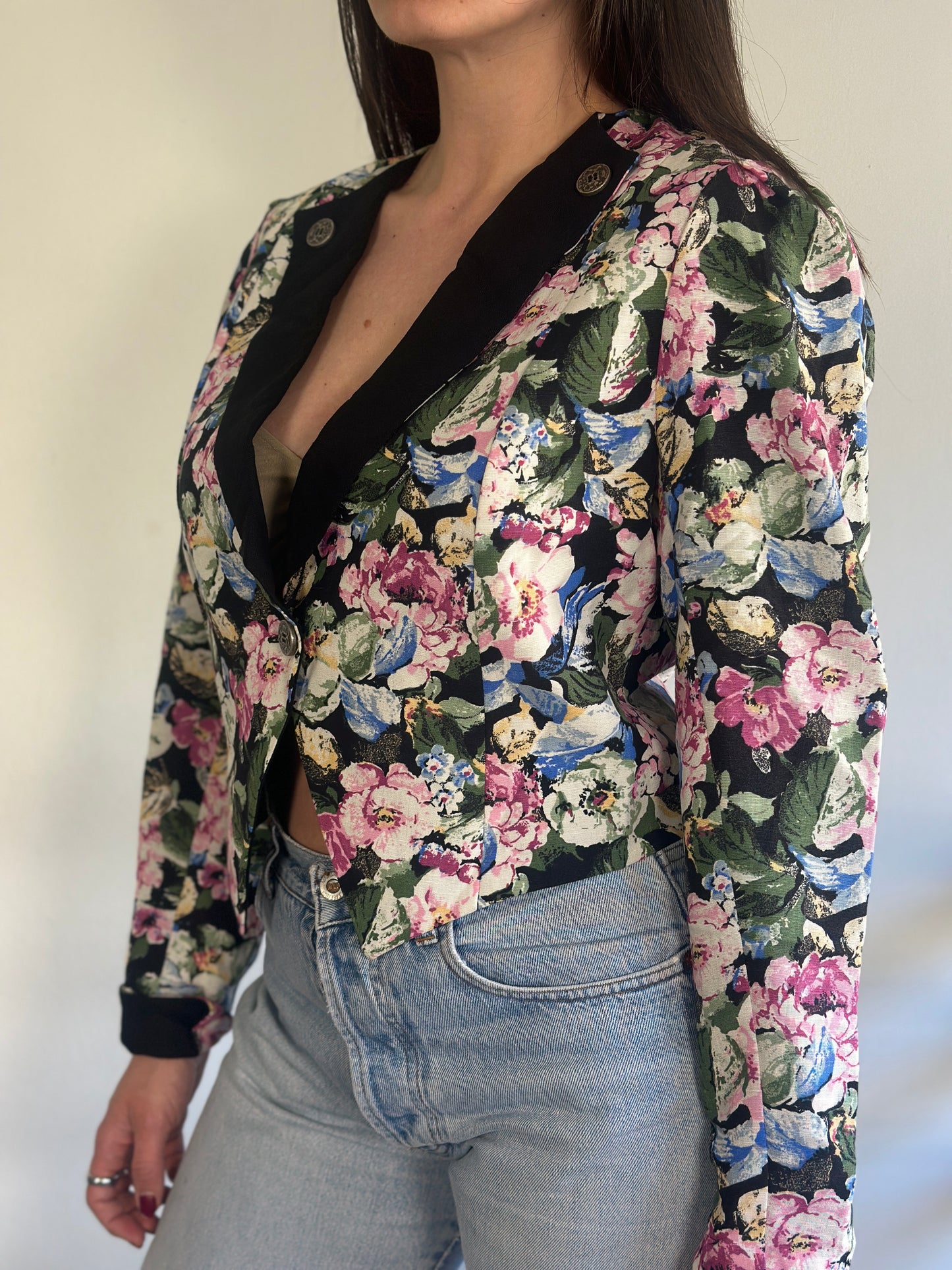 Floral Blazer Top