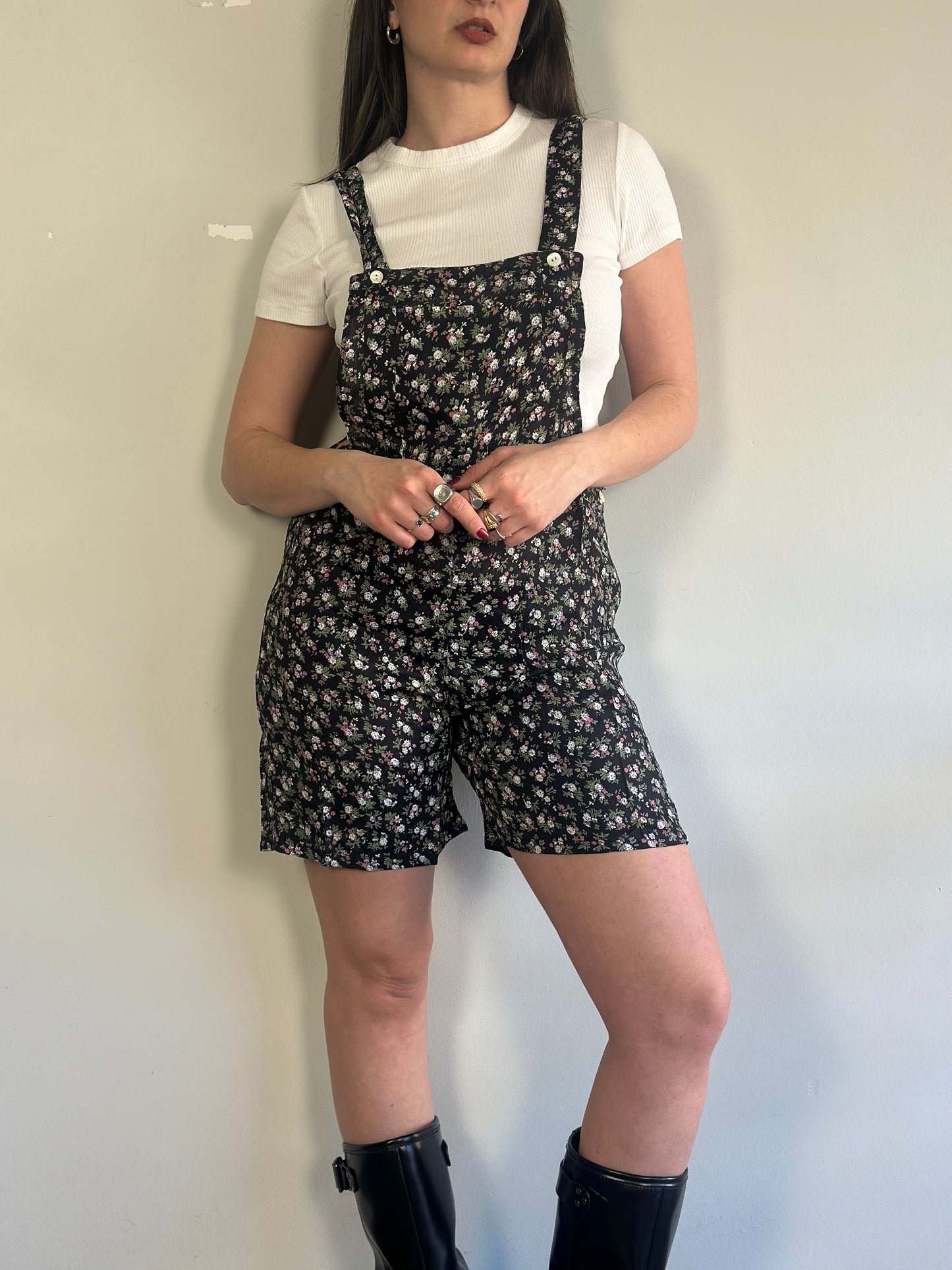 Vintage Floral Overall