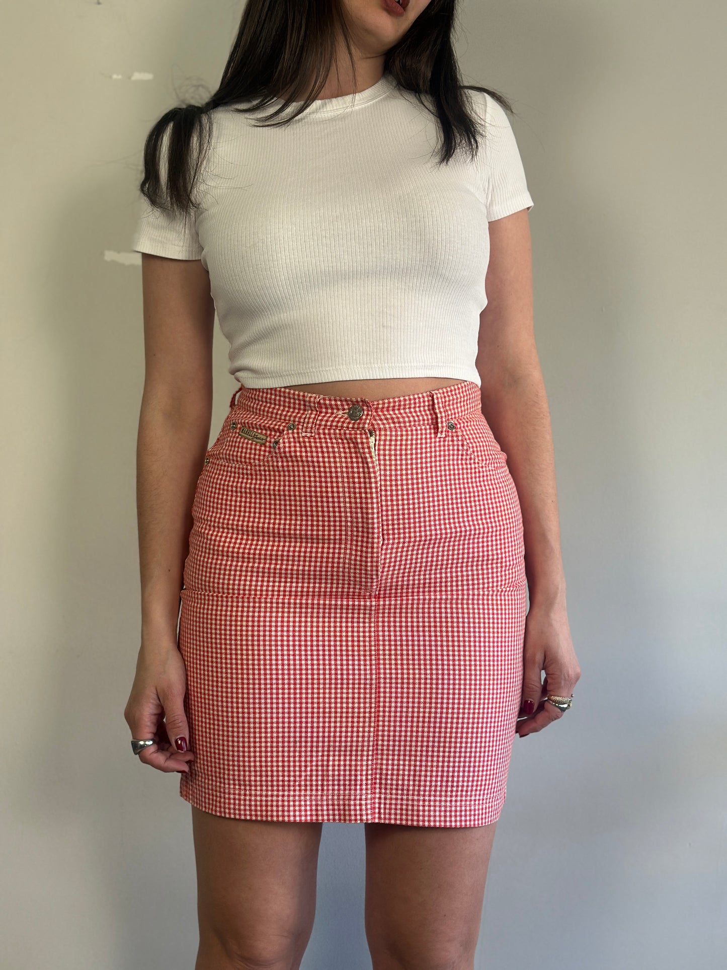 Mini Plaid Skirt