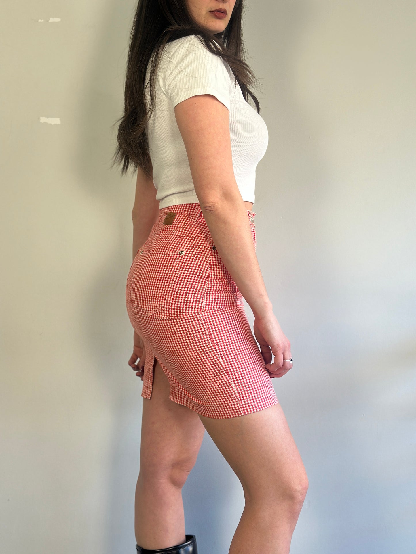 Mini Plaid Skirt