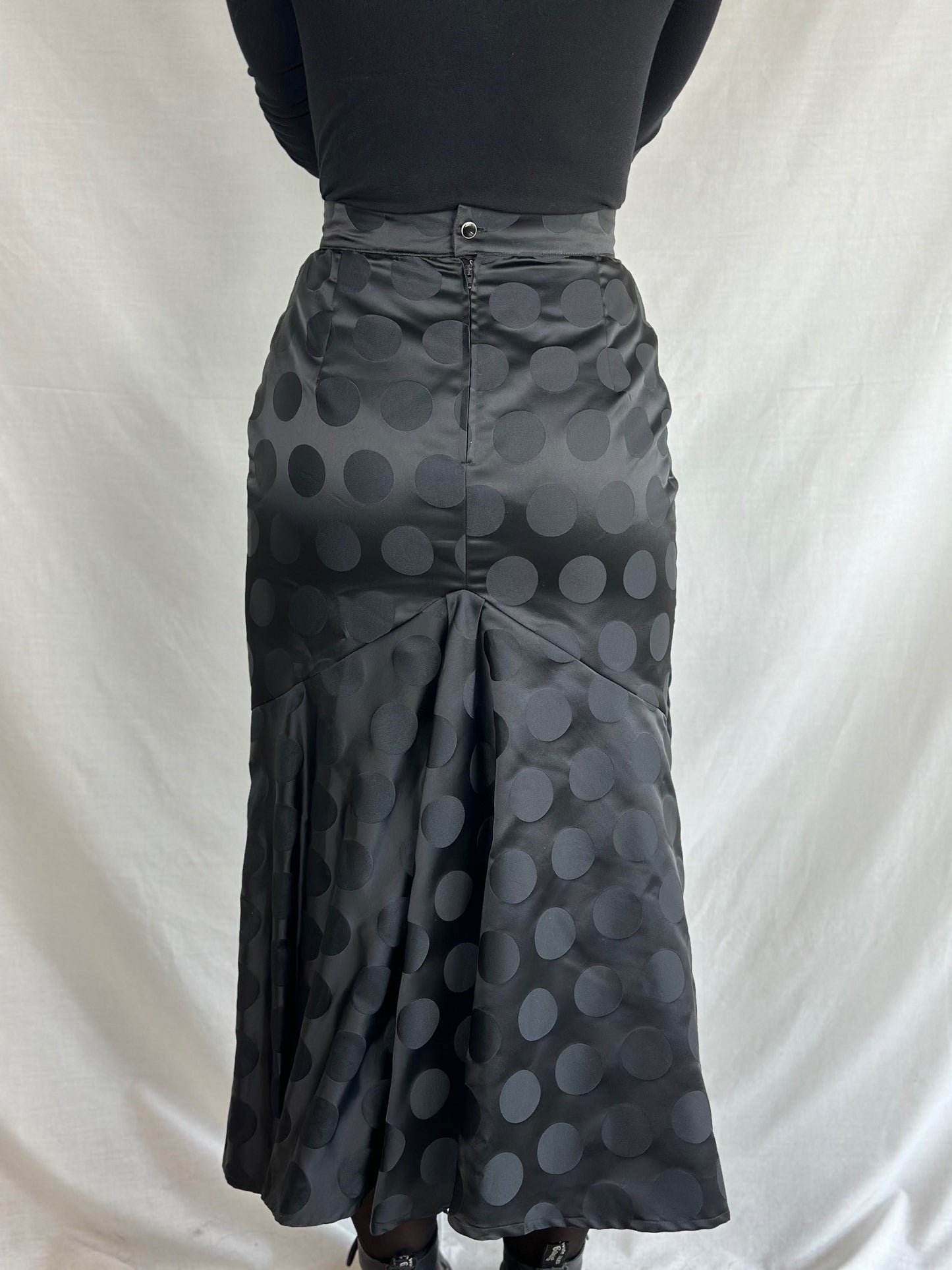 Polka Dot Maxi Skirt